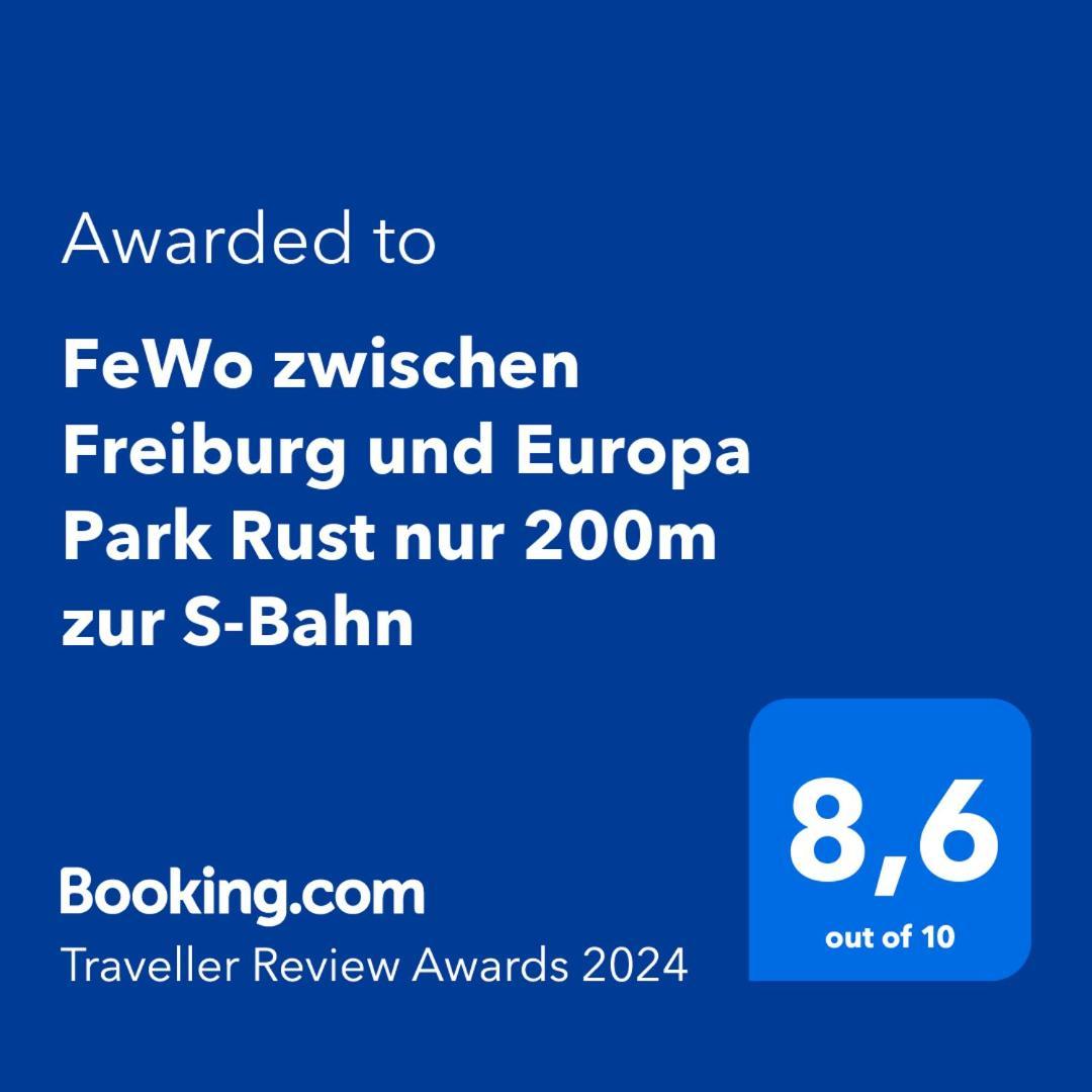 Apartment Zwischen Freiburg Und Europa Park Rust Nur 200m Zur S-bahn